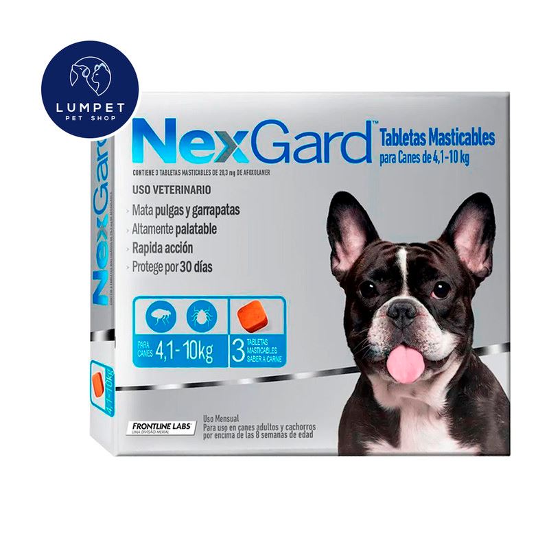 Nexgard 4,1 - 10 kg X3 Tabletas